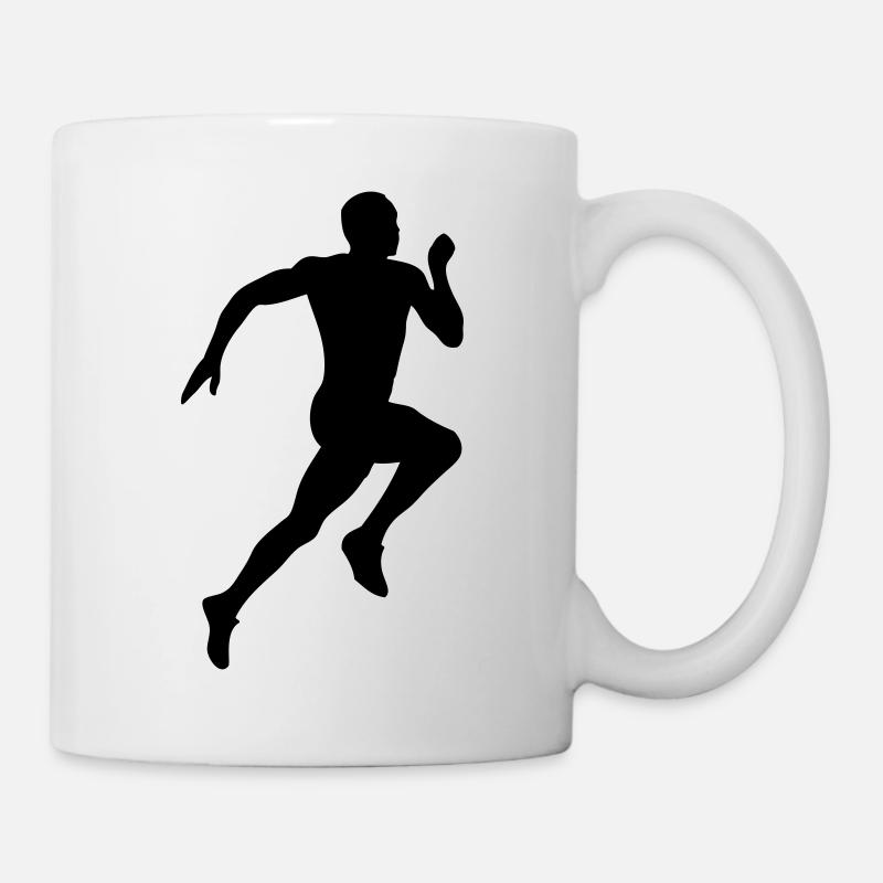 running - Mug - white