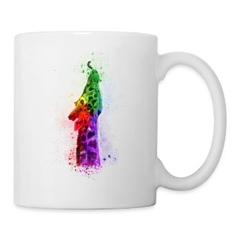 Multicolour Giraffe - Mug - white - Right
