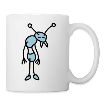 sad_bug_3c - Mug - white - Right