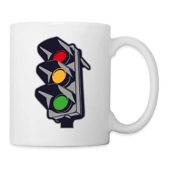 Ampel - Tasse - Weiß - Rechts
