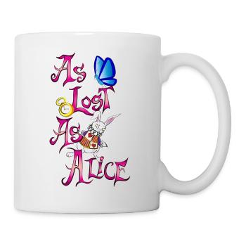 As lost as alice - Mug - white - Right