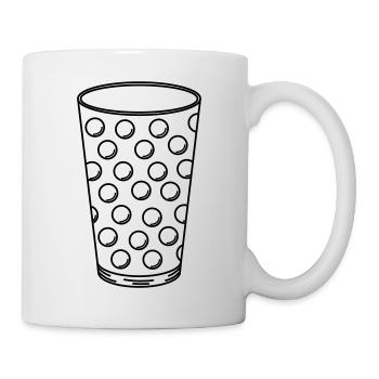 Dubbeglas - Mug - white - Right