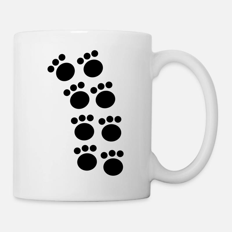 tatzen - Tasse - Weiß