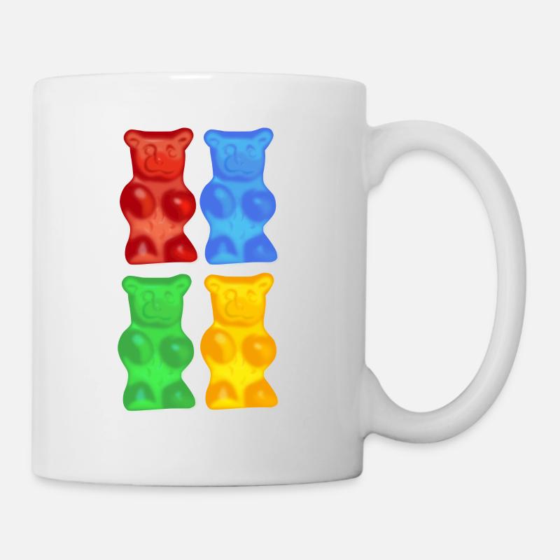Gummibärchen - Tasse - Weiß
