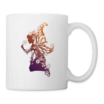 fée fleur OL - Mug blanc - blanc - Droite