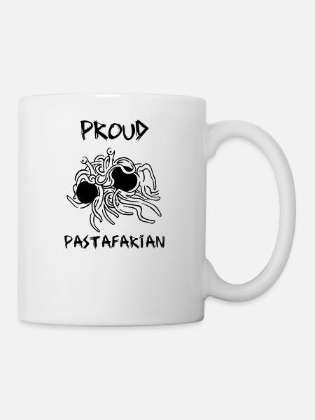 Pastafarien fier - Mug blanc - blanc