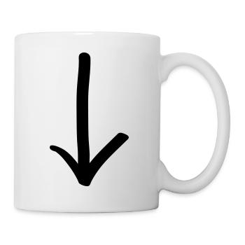 arrow_1c - Mug - white - Right