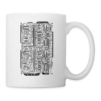 Künstliche Beeinflussung - Tasse - Weiß - Rechts