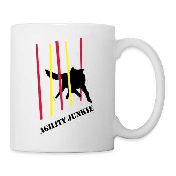 Agility Junkie_2_cb - Tasse - Weiß - Rechts