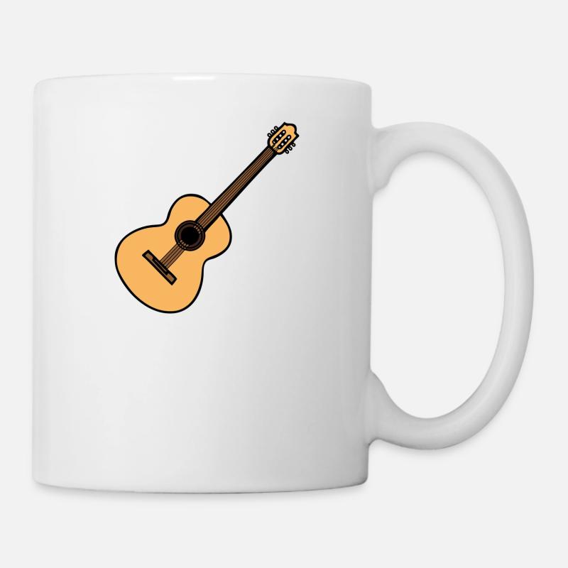 Acoustic guitar - Mug - white