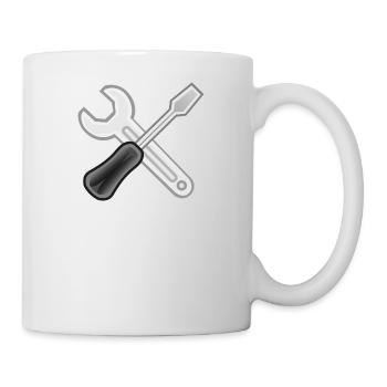 Handwerker - Tasse - Weiß - Rechts
