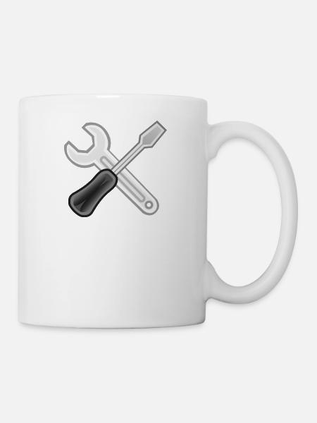 Handwerker - Tasse - Weiß