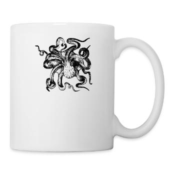Oktopus - Tasse - Weiß - Rechts