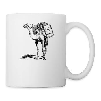 chameau - Mug blanc - blanc - Droite