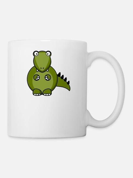 Dino - Mug blanc - blanc