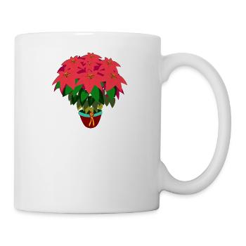 Blumenstrauß - Tasse - Weiß - Rechts