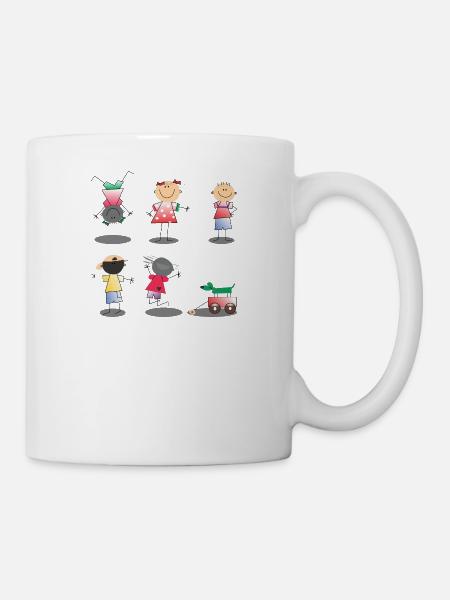 Kinder - Tasse - Weiß