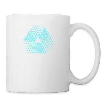 abstract dots - Mug - white - Right