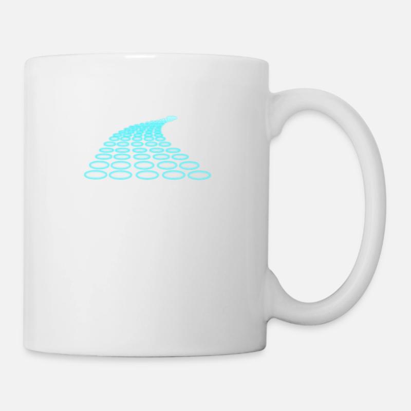 abstrakte punkte - Tasse - Weiß