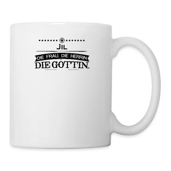 geburtstag legende goettin Jil - Tasse - Weiß - Rechts