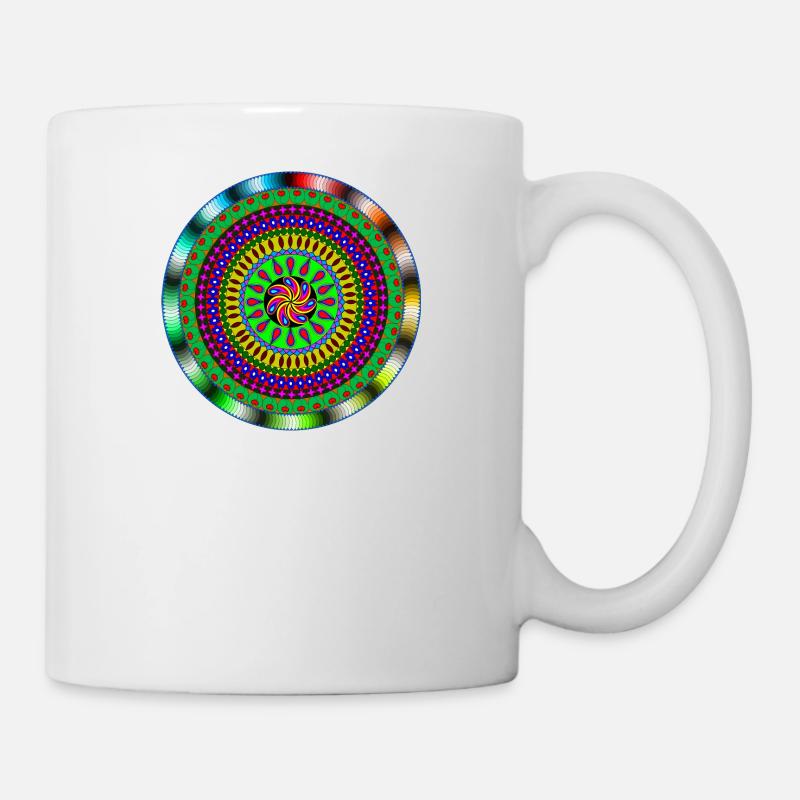 Mandala - Tasse - Weiß