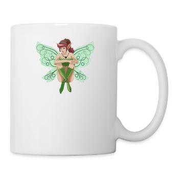 Fee - Tasse - Weiß - Rechts