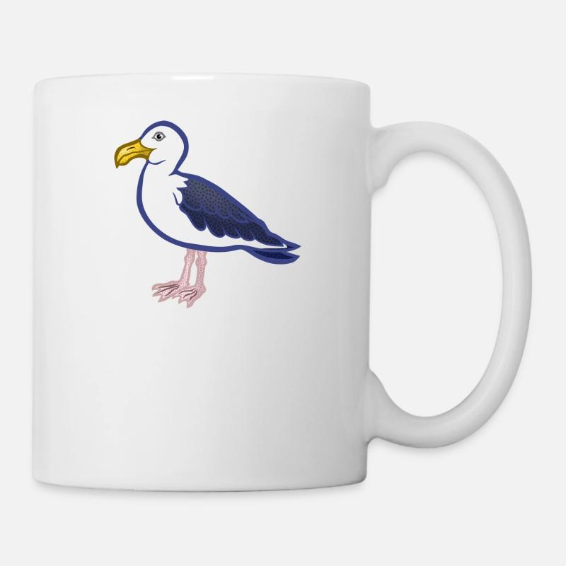 Möwe - Tasse - Weiß