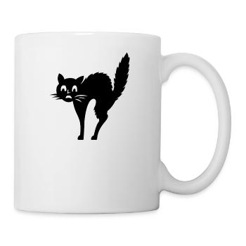 Cat fear - Mug - white - Right