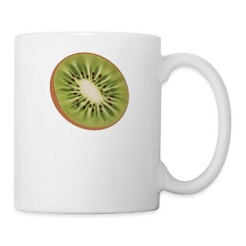 Kiwi - Tasse - Weiß - Rechts
