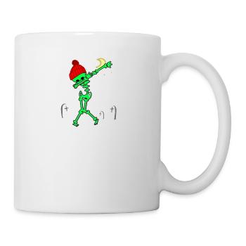 Squelette - Mug blanc - blanc - Droite