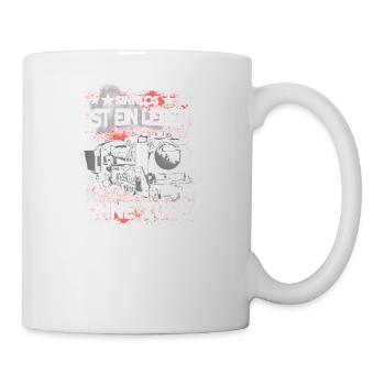 Eisenbahn - Sinnlos ist ein Leben ohne Züge - Tasse - Weiß - Rechts