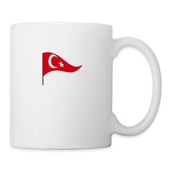 Drapeau. Drapeau. Drapeau du pays. Erdo.Turkey. Turquie. - Mug blanc - blanc - Droite