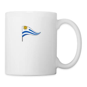 Fahne. Flagge.Landesflagge. Uruguay. Südamerika - Tasse - Weiß - Rechts