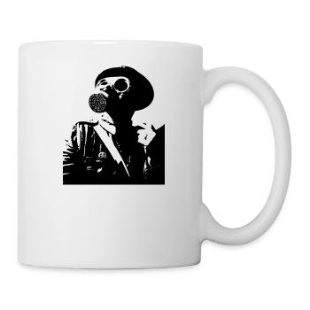 masque à gaz - Mug blanc - blanc - Droite