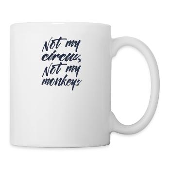 pas mon cirque - Mug blanc - blanc - Droite