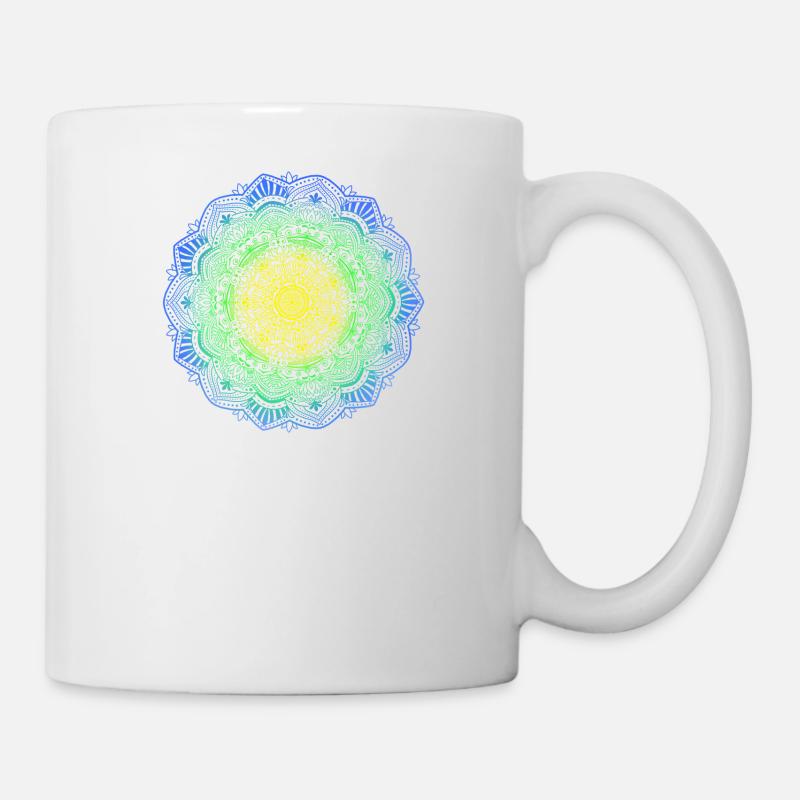 Mandala - Tasse - Weiß