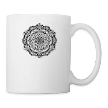 Mandala - Tasse - Weiß - Rechts