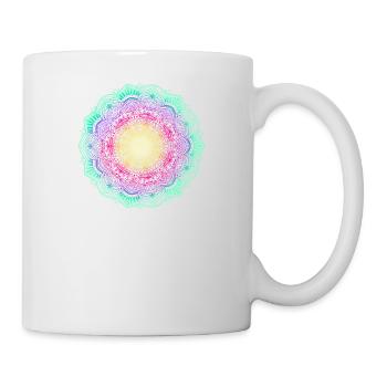 Mandala - Tasse - Weiß - Rechts