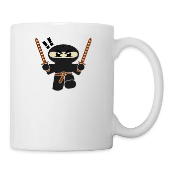 Ninja Comic - Tasse - Weiß - Rechts