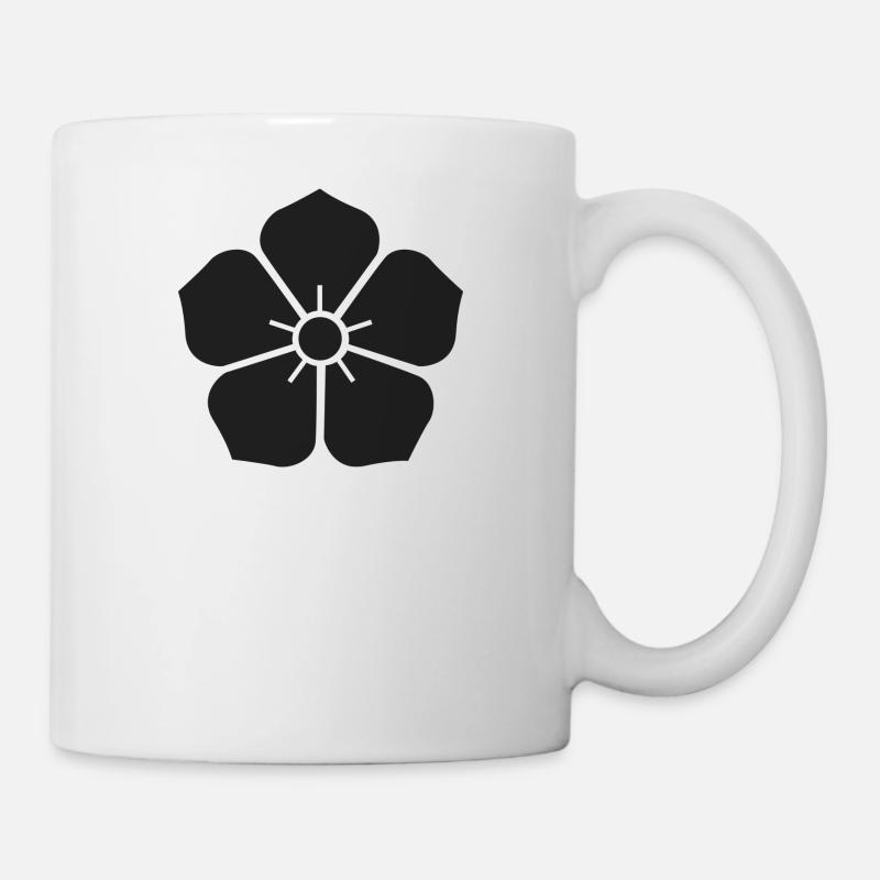 Symbole fleur - Mug blanc - blanc