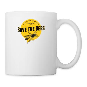 Save The Bees - Mug blanc - blanc - Droite