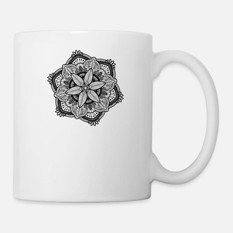 Mandala - Mug blanc - blanc