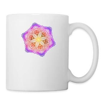 Mandala - Tasse - Weiß - Rechts