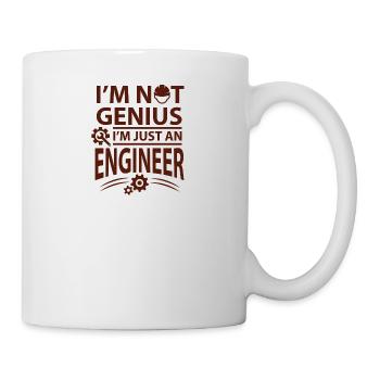 Engineer gear helmet construction wrench - Mug - white - Right