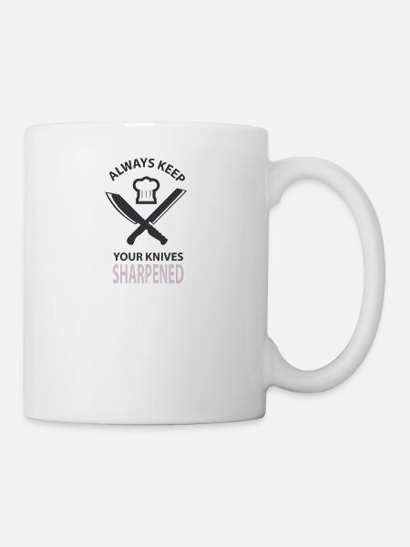 Chef cuisinier haillons Chef de Sous-chef - Mug blanc - blanc