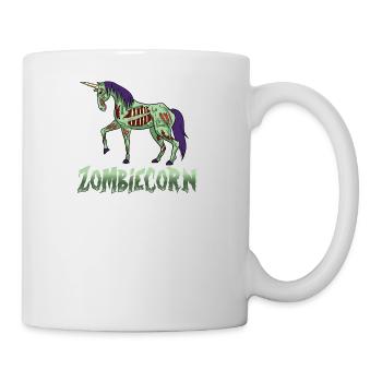 Halloween unicorn untot zombie funny gift - Mug - white - Right