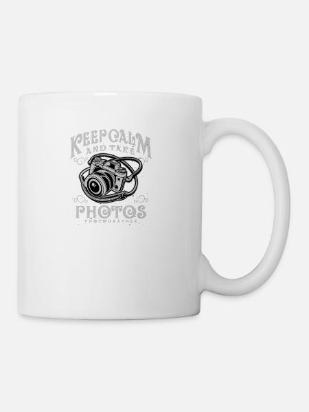 keep calm and take photos - Mug - white
