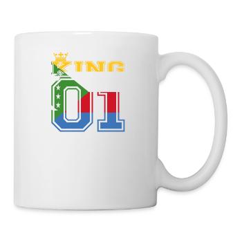 country partner king 01 prince Comoros - Mug - white - Right