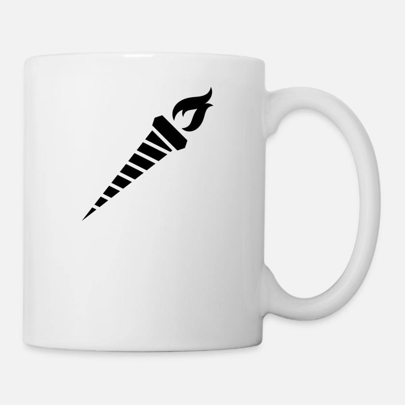 Fackel - Tasse - Weiß