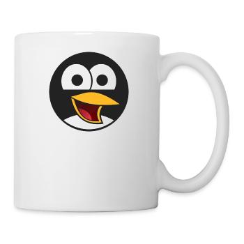 bande dessinée d'oiseau - Mug blanc - blanc - Droite